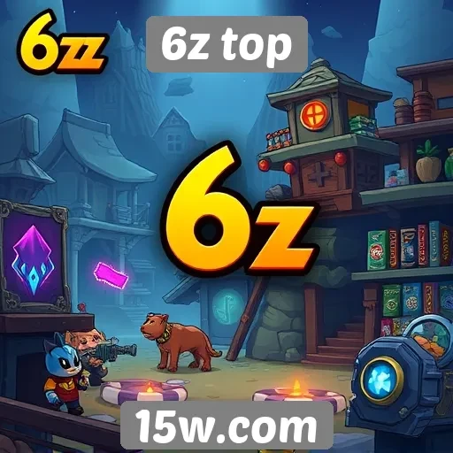 Explorando a biblioteca de jogos do 6z top